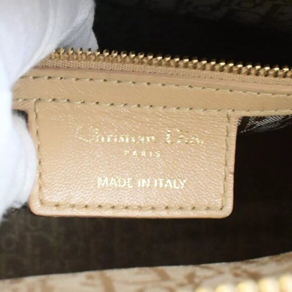 CHRISTIAN DIOR Lady Cannage 2Way Shoulder Hand Tote Bag Leather Beige 689RK841 - Picture 3 of 14
